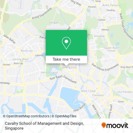 Cavalry School of Management and Design map