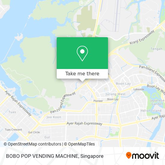 BOBO POP VENDING MACHINE map