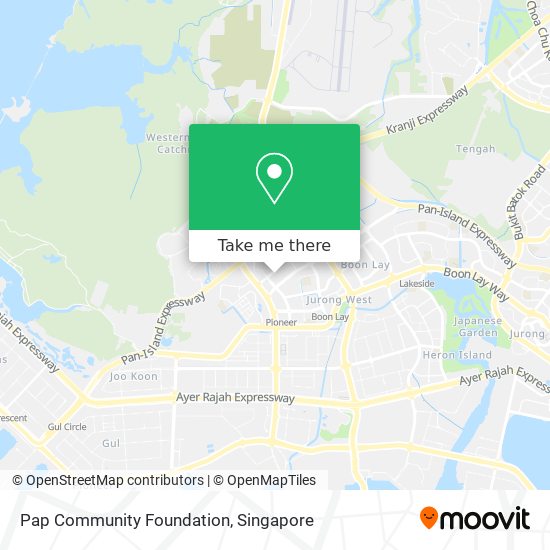 Pap Community Foundation map