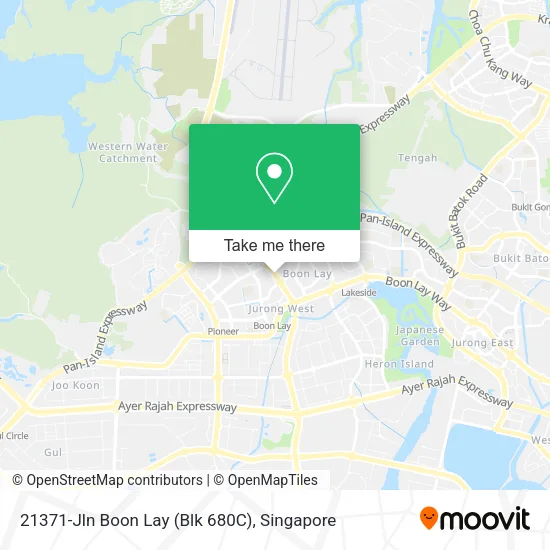 21371-Jln Boon Lay (Blk 680C) map