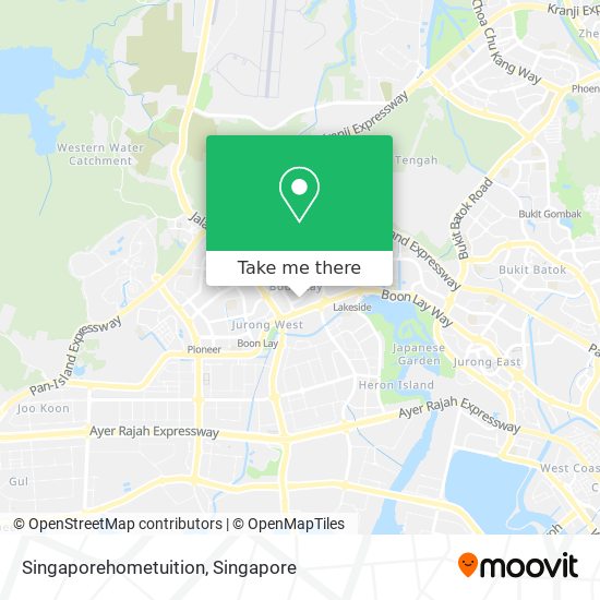 Singaporehometuition map