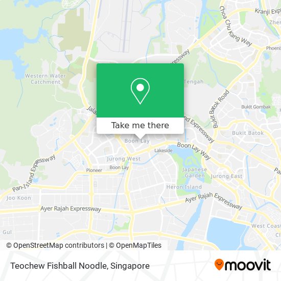 Teochew Fishball Noodle map