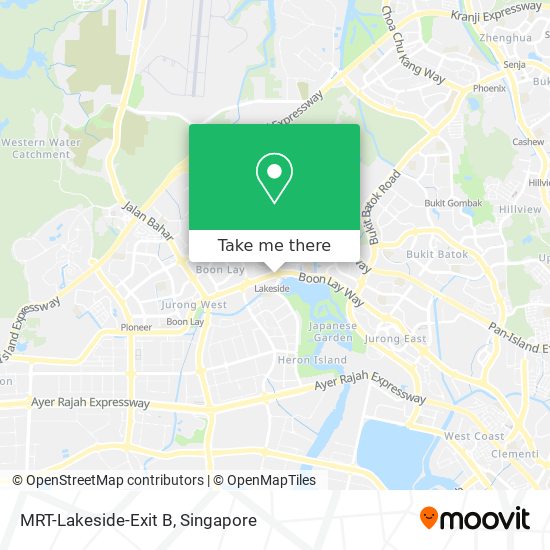 MRT-Lakeside-Exit B map