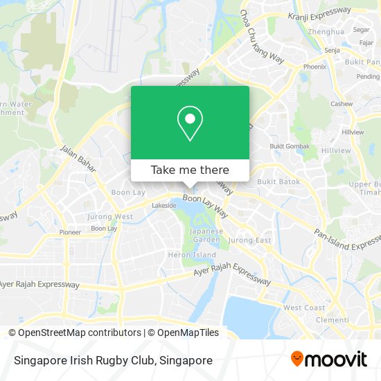 Singapore Irish Rugby Club map
