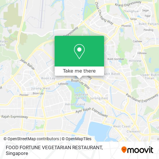 FOOD FORTUNE VEGETARIAN RESTAURANT map