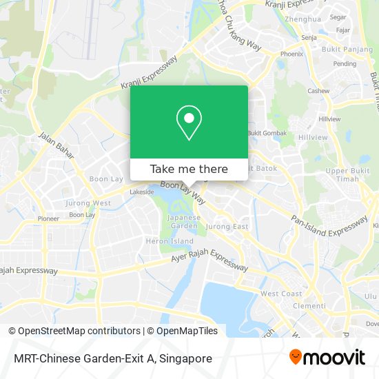 MRT-Chinese Garden-Exit A map