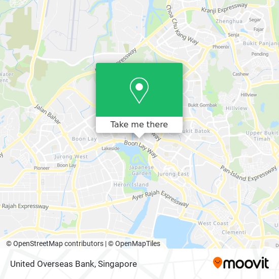 United Overseas Bank map