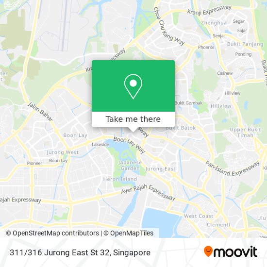 311/316 Jurong East St 32 map