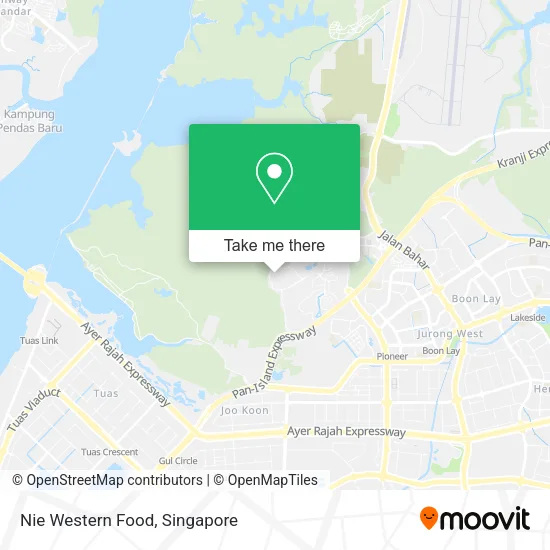 Nie Western Food map