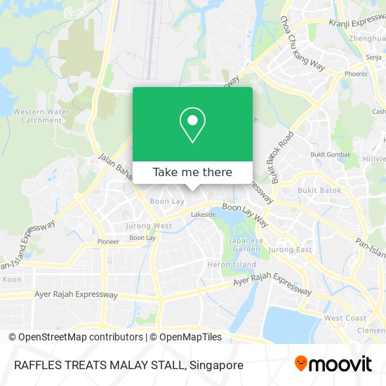 RAFFLES TREATS MALAY STALL map