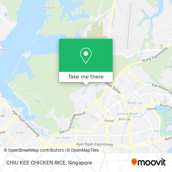 CHIU KEE CHICKEN RICE map