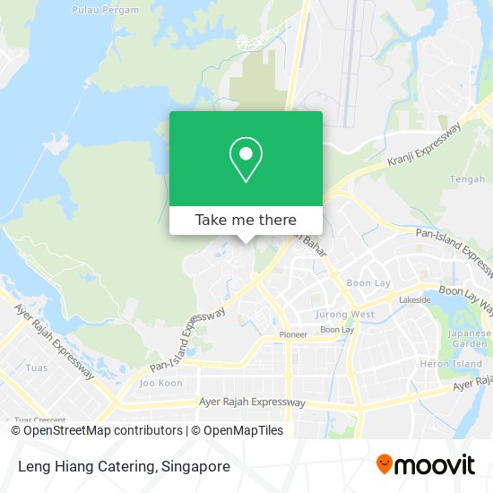 Leng Hiang Catering map