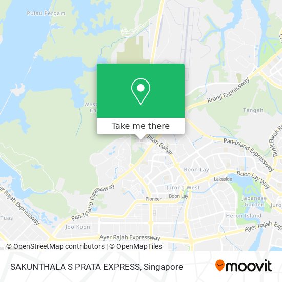 SAKUNTHALA S PRATA EXPRESS map