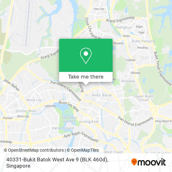 40331-Bukit Batok West Ave 9 (BLK 460d) map