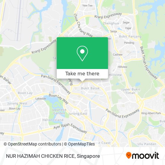 NUR HAZIMAH CHICKEN RICE map