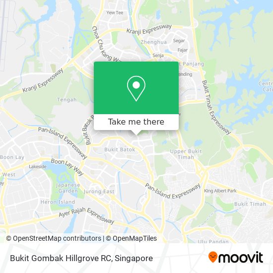 Bukit Gombak Hillgrove RC map