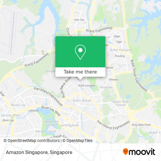 Amazon Singapore map