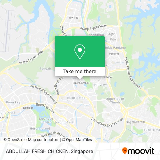 ABDULLAH FRESH CHICKEN map