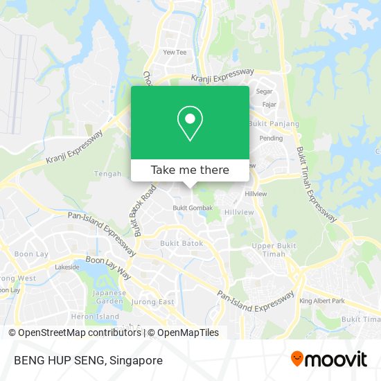 BENG HUP SENG map