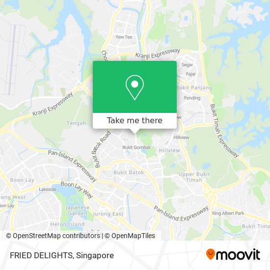 FRIED DELIGHTS map