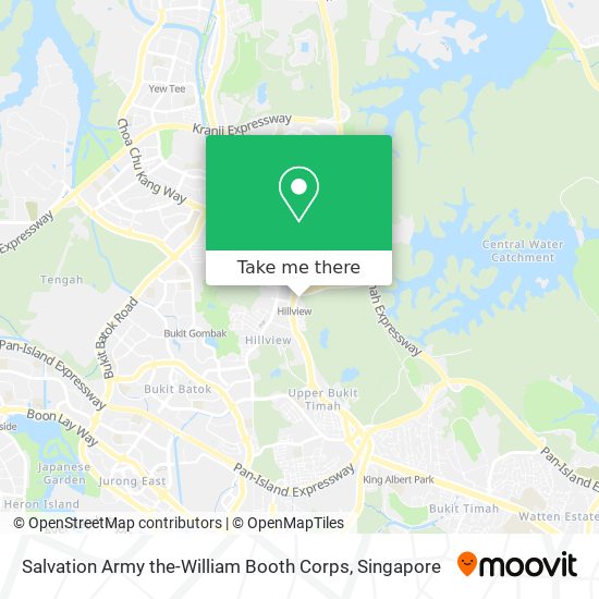 Salvation Army the-William Booth Corps map