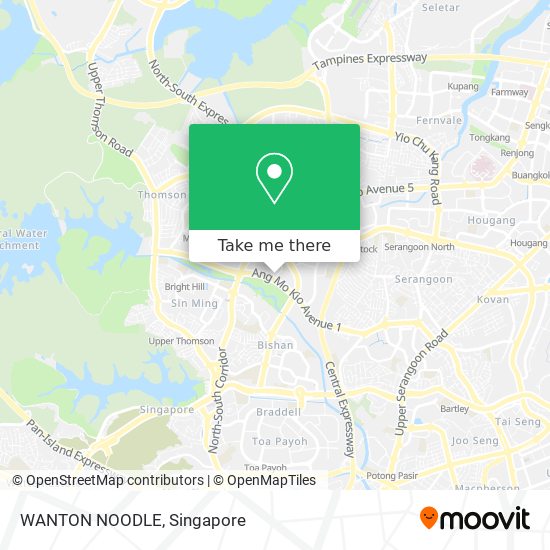 WANTON NOODLE map