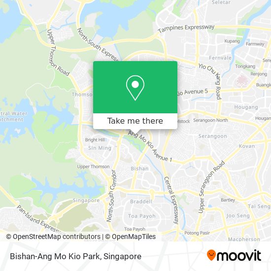 Bishan-Ang Mo Kio Park map