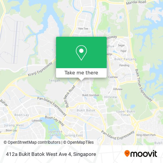 412a Bukit Batok West Ave 4地图