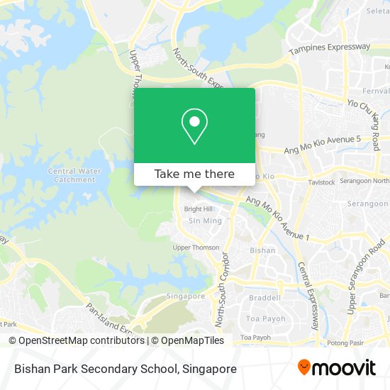 Bishan Park Secondary School map