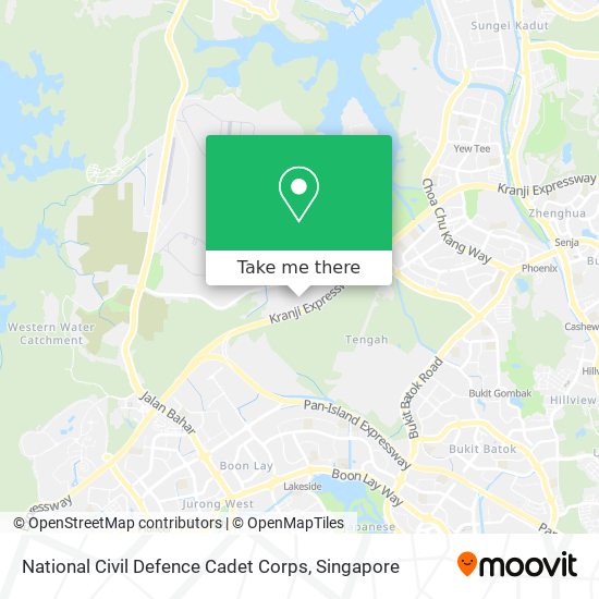 National Civil Defence Cadet Corps map