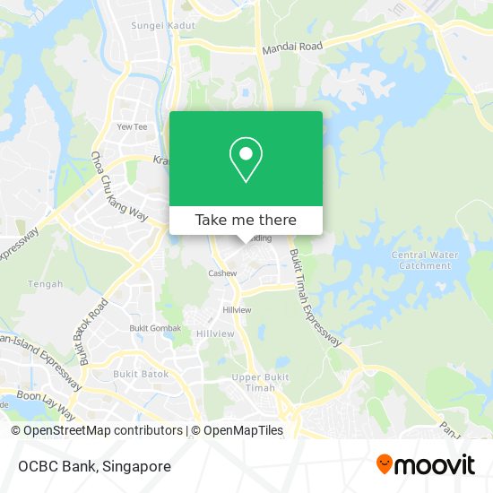 OCBC Bank map