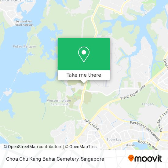 Choa Chu Kang Bahai Cemetery map