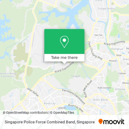 Singapore Police Force Combined Band map