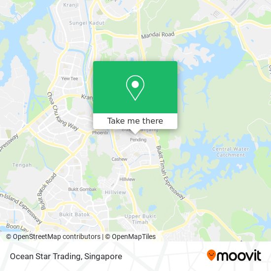 Ocean Star Trading map