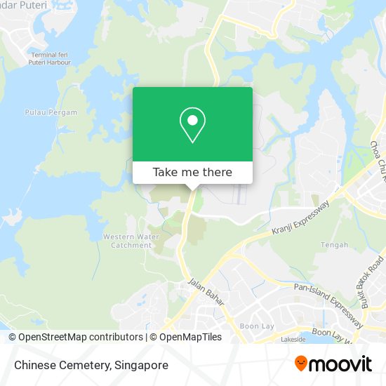 Chinese Cemetery map