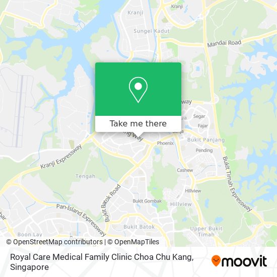 Royal Care Medical Family Clinic Choa Chu Kang map