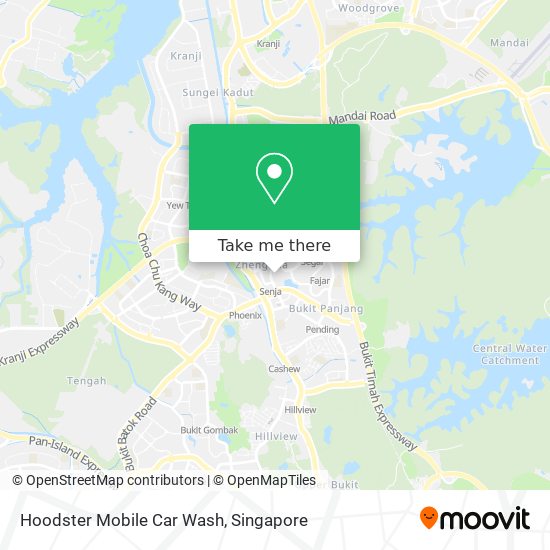 Hoodster Mobile Car Wash map