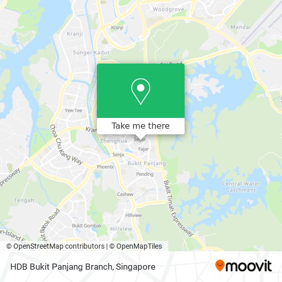 HDB Bukit Panjang Branch地图