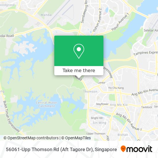 56061-Upp Thomson Rd (Aft Tagore Dr) map