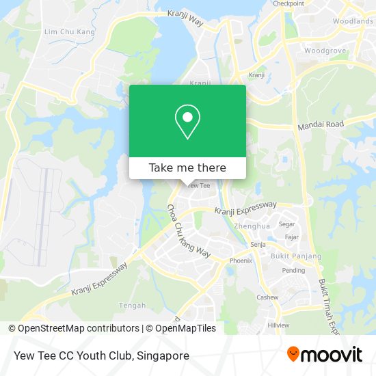 Yew Tee CC Youth Club map
