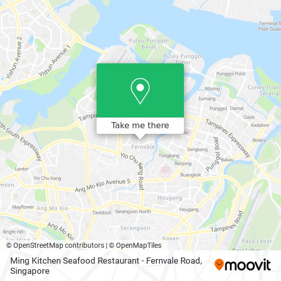 Ming Kitchen Seafood Restaurant - Fernvale Road map