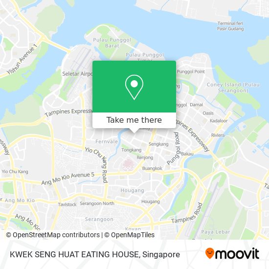 KWEK SENG HUAT EATING HOUSE map