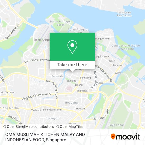 OMA MUSLIMAH KITCHEN MALAY AND INDONESIAN FOOD map