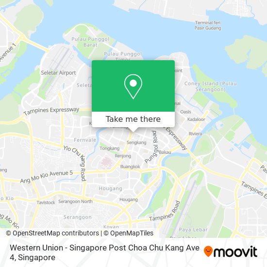 Western Union - Singapore Post Choa Chu Kang Ave 4 map