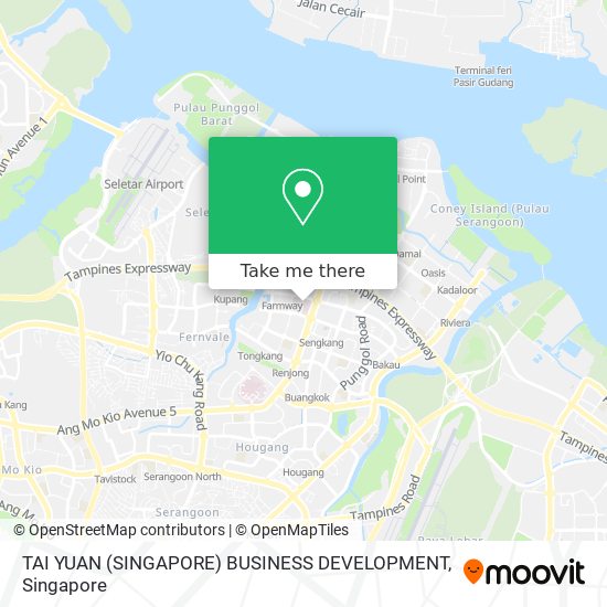 TAI YUAN (SINGAPORE) BUSINESS DEVELOPMENT map