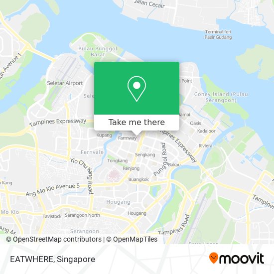 EATWHERE map