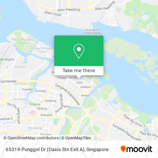 65319-Punggol Dr (Oasis Stn Exit A) map