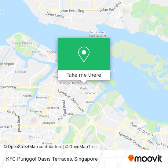 KFC-Punggol Oasis Terraces map