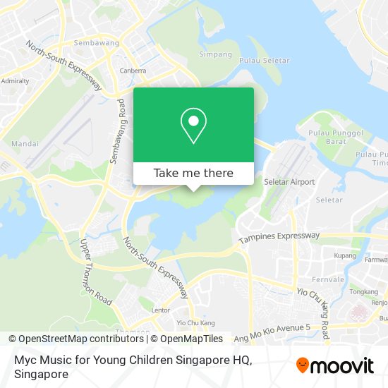 Myc Music for Young Children Singapore HQ map