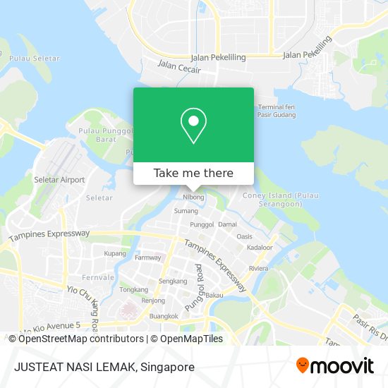 JUSTEAT NASI LEMAK地图